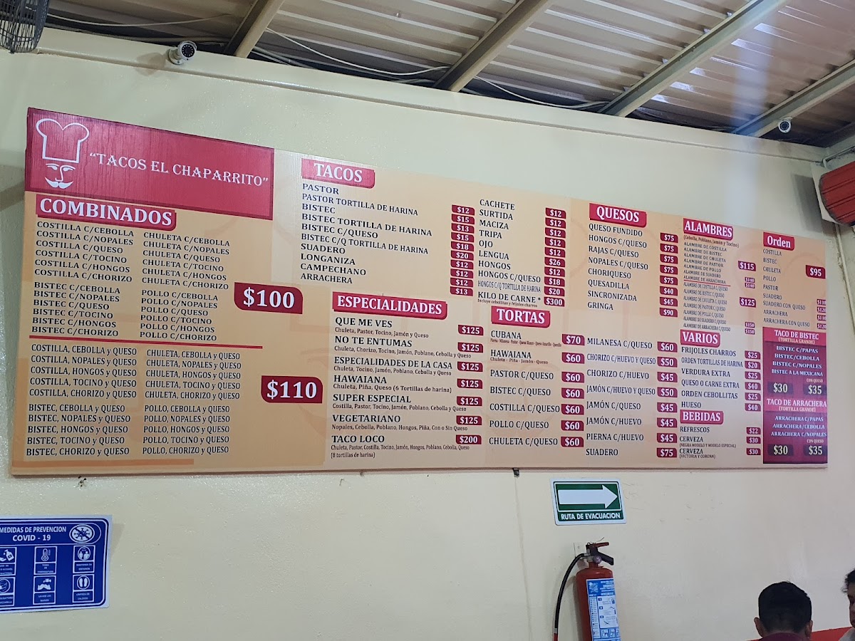 Tacos El Chaparrito Menu - Image 5